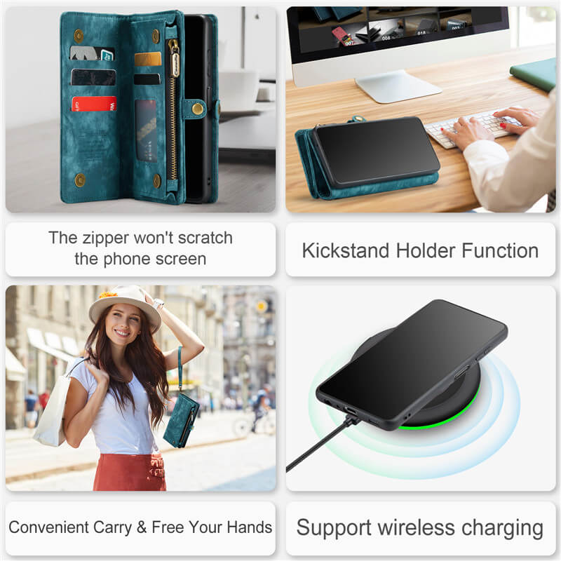 CaseMe Samsung Galaxy A12 5G Wallet Case with Wrist Strap - Image 4