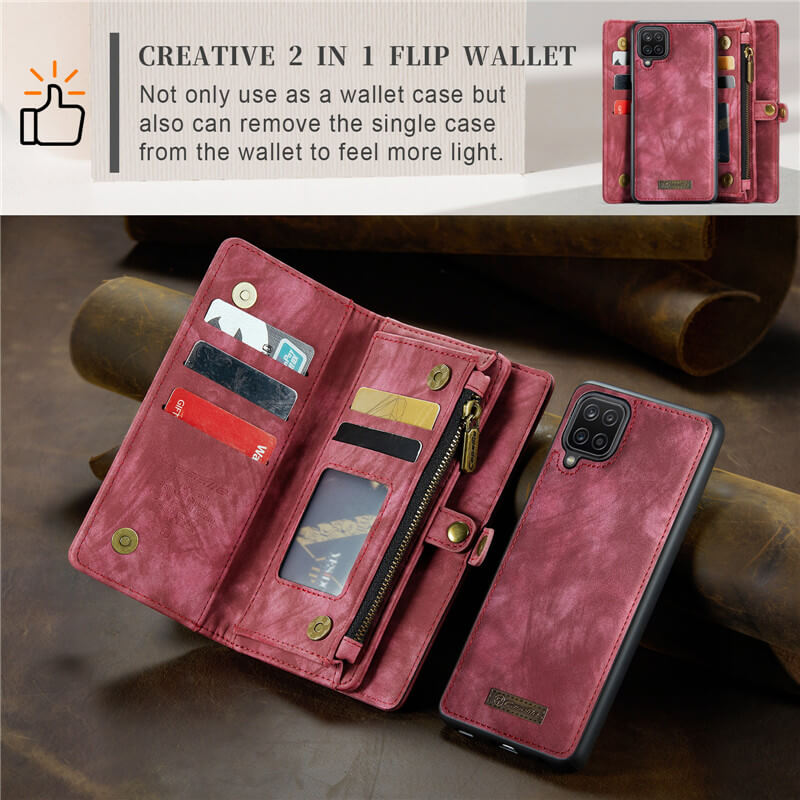 CaseMe Samsung Galaxy A12 5G Wallet Case with Wrist Strap - Image 7