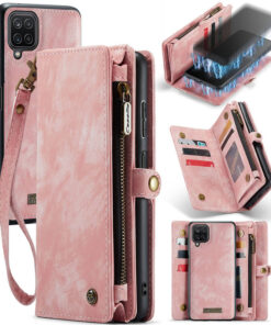 CaseMe Samsung Galaxy A12 5G Wallet Case with Wrist Strap