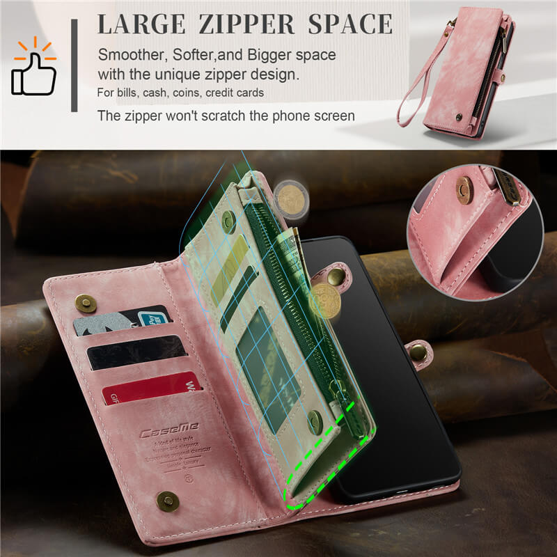 CaseMe Samsung Galaxy A13 5G Wallet Case with Wrist Strap - Image 7