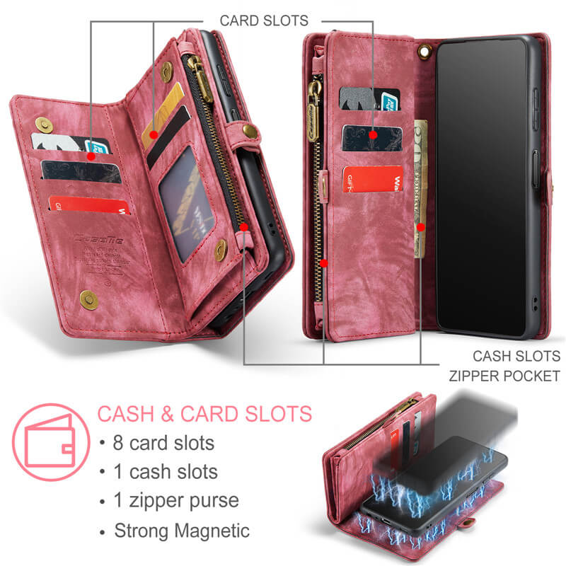 CaseMe Samsung Galaxy A13 5G Wallet Case with Wrist Strap - Image 3