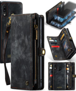 CaseMe Samsung Galaxy A20/A30 Wallet Case with Wrist Strap