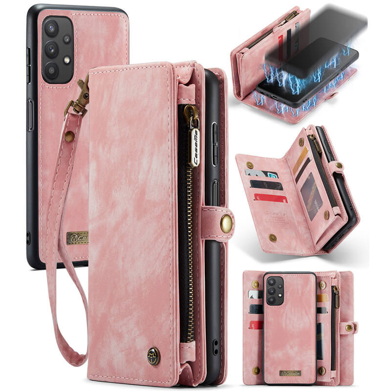 CaseMe Samsung Galaxy A32 5G Wallet Case with Wrist Strap