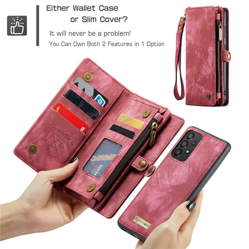 CaseMe Samsung Galaxy A33 5G Wallet Case with Wrist Strap - Image 8