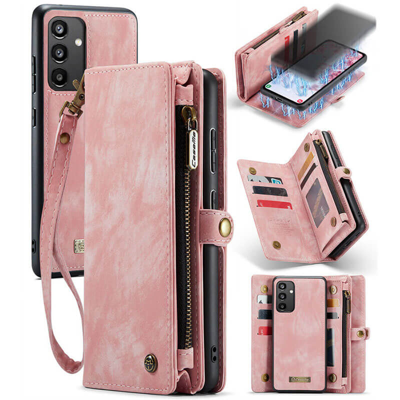 CaseMe Samsung Galaxy A34 Wallet Case with Wrist Strap