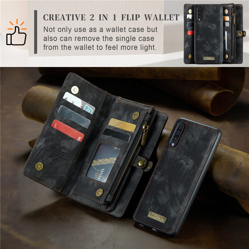 CaseMe Samsung Galaxy A50 Wallet Case with Wrist Strap - Image 7