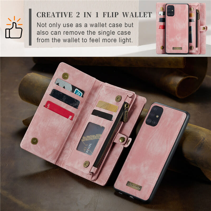 CaseMe Samsung Galaxy A51 4G Wallet Case with Wrist Strap - Image 7
