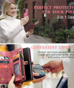 CaseMe Samsung Galaxy A52 Wallet Case with Wrist Strap - Image 6