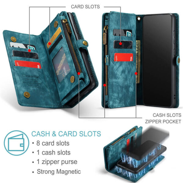 CaseMe Samsung Galaxy A52 Wallet Case with Wrist Strap - Image 3
