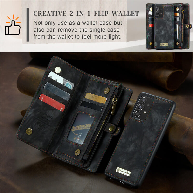 CaseMe Samsung Galaxy A52 Wallet Case with Wrist Strap - Image 7