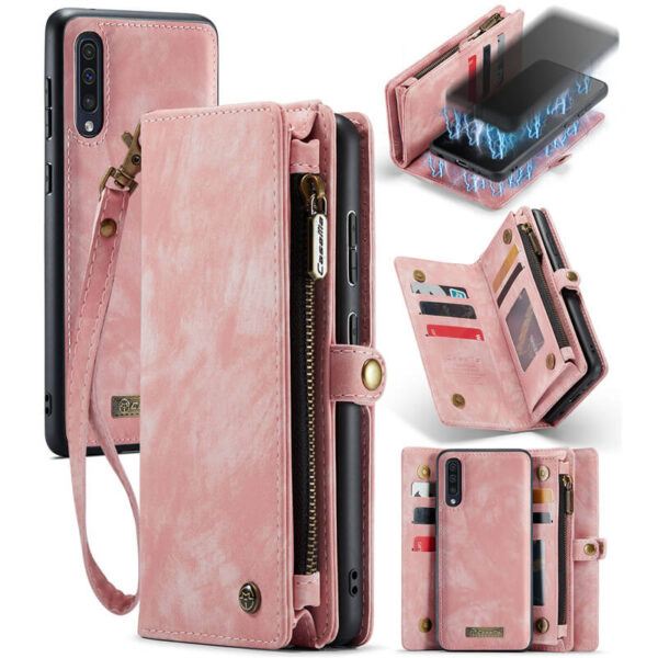CaseMe Samsung Galaxy A70 Wallet Case with Wrist Strap