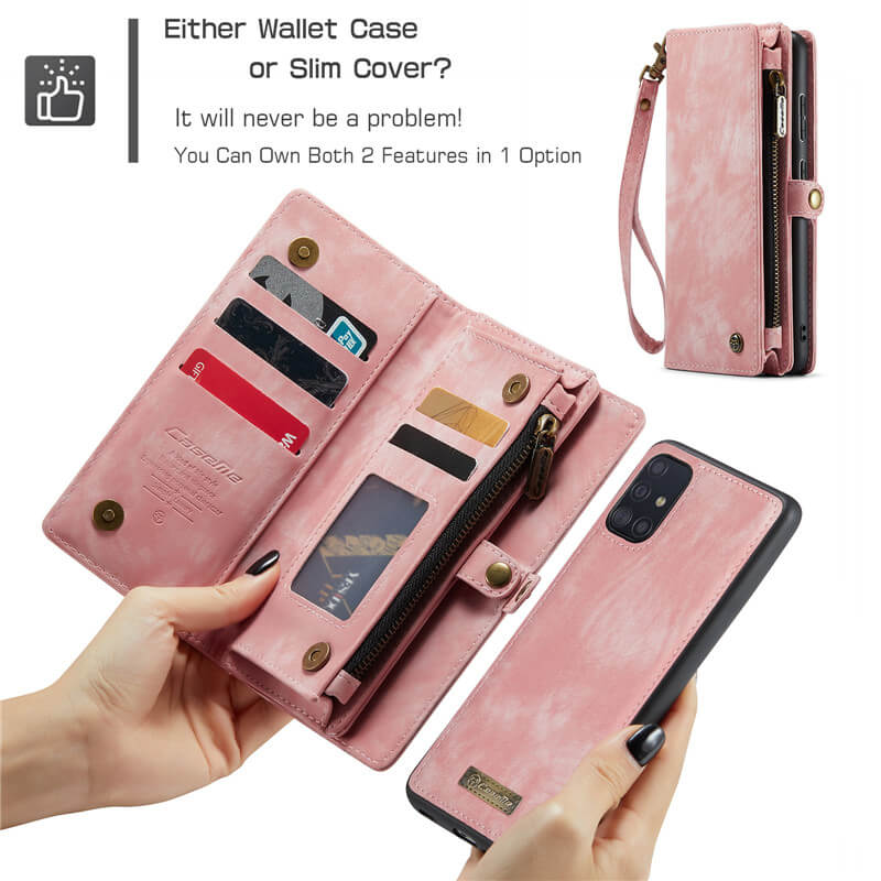 CaseMe Samsung Galaxy A71 4G Wallet Case with Wrist Strap - Image 8