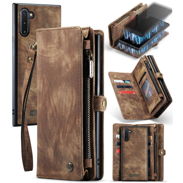CaseMe Samsung Galaxy Note 10 Wallet Case with Wrist Strap