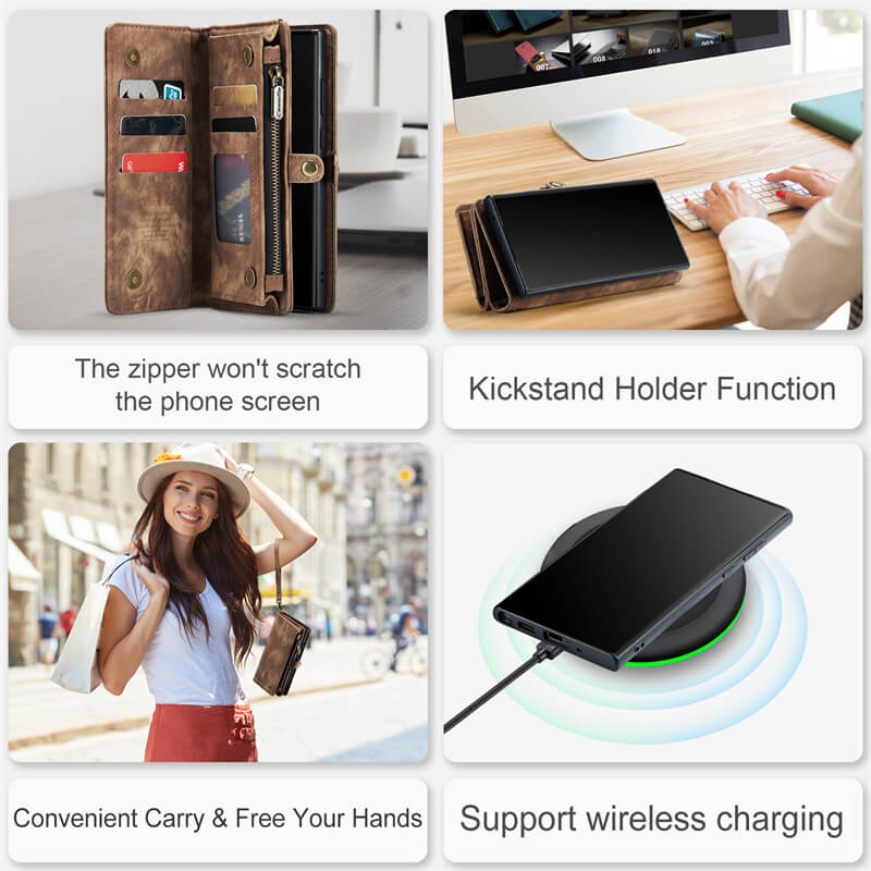 CaseMe Samsung Galaxy Note 20 Ultra Wallet Case with Wrist Strap - Image 4