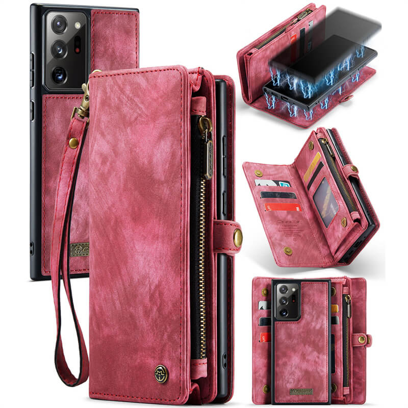 CaseMe Samsung Galaxy Note 20 Ultra Wallet Case with Wrist Strap