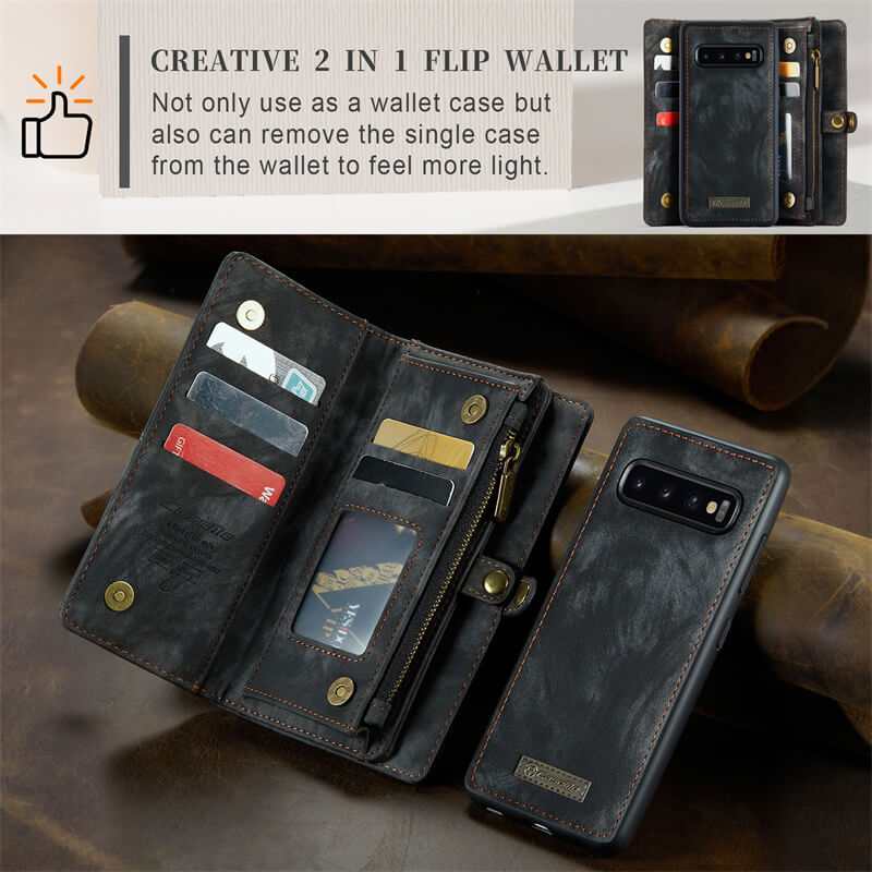 CaseMe Samsung Galaxy S10 Plus Wallet Case with Wrist Strap - Image 7