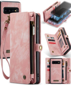 CaseMe Samsung Galaxy S10 Wallet Case with Wrist Strap
