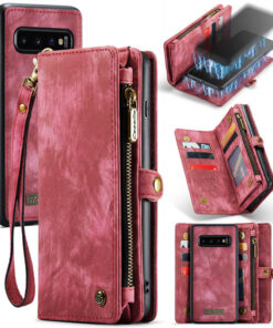CaseMe Samsung Galaxy S10 Plus Wallet Case with Wrist Strap