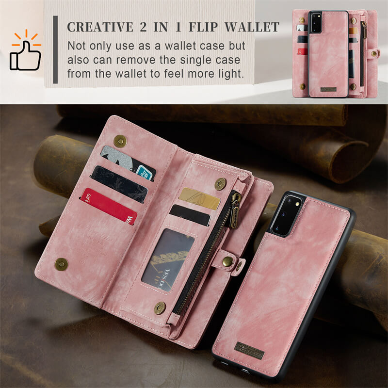 CaseMe Samsung Galaxy S20 Wallet Case with Wrist Strap - Image 7