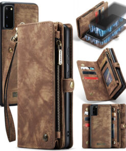 CaseMe Samsung Galaxy S20 Wallet Case with Wrist Strap