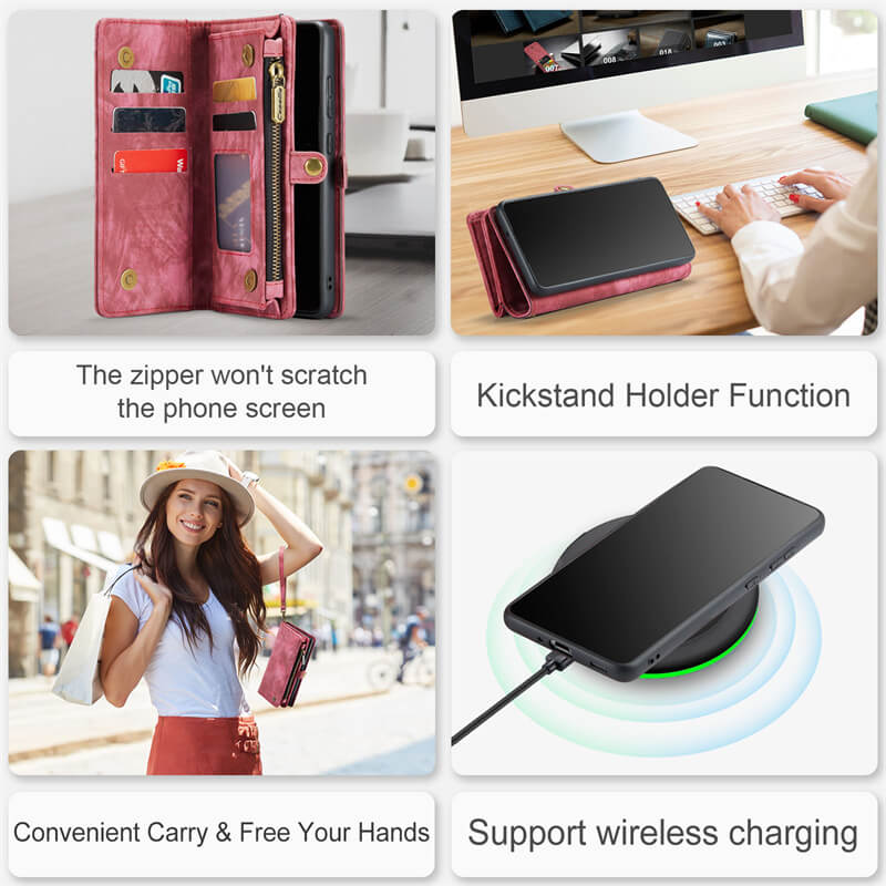 CaseMe Samsung Galaxy S20 Plus Wallet Case with Wrist Strap - Image 4