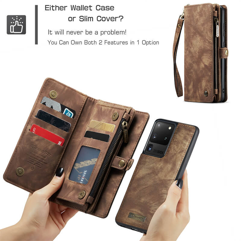 CaseMe Samsung Galaxy S20 Ultra Wallet Case with Wrist Strap - Image 8