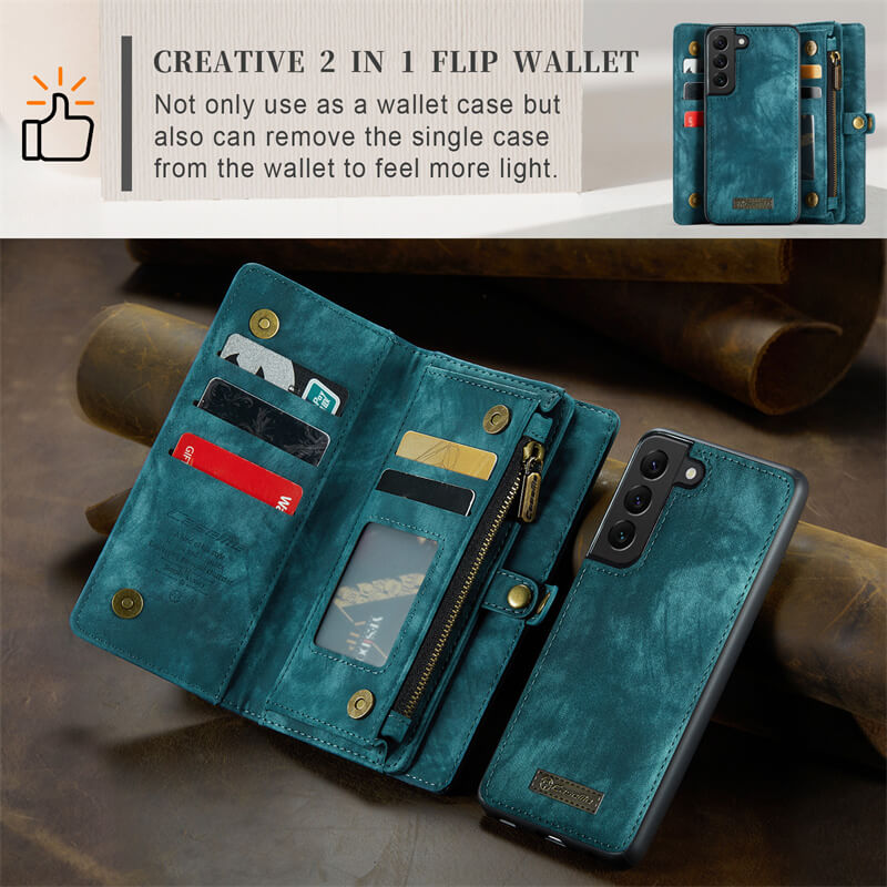 CaseMe Samsung Galaxy S21 Wallet Case with Wrist Strap - Image 7