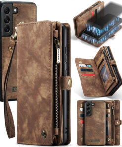 CaseMe Samsung Galaxy S21 Plus Wallet Case with Wrist Strap