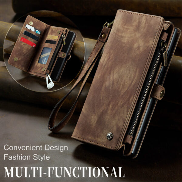Alternative view of CaseMe Samsung Galaxy S21 FE Wallet Case with Wrist Strap