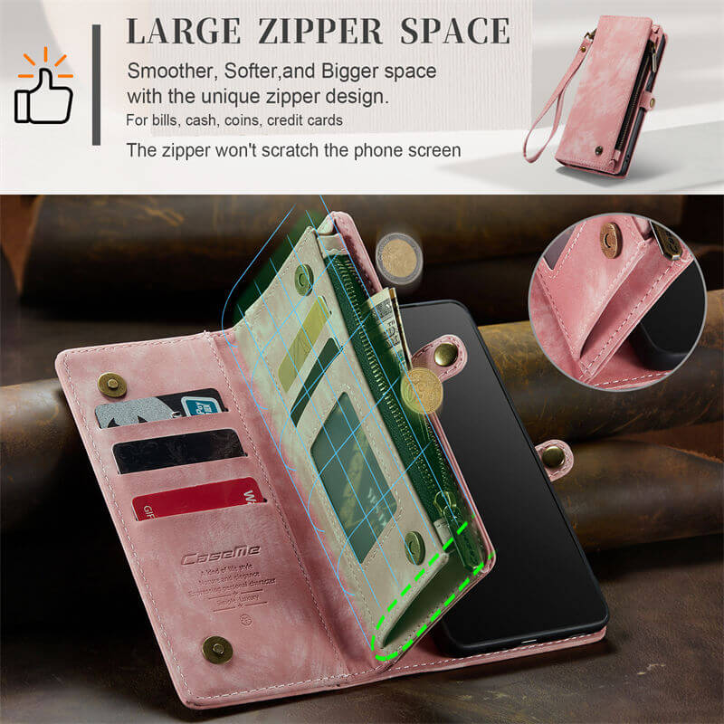 CaseMe Samsung Galaxy S21 Ultra Wallet Case with Wrist Strap - Image 6