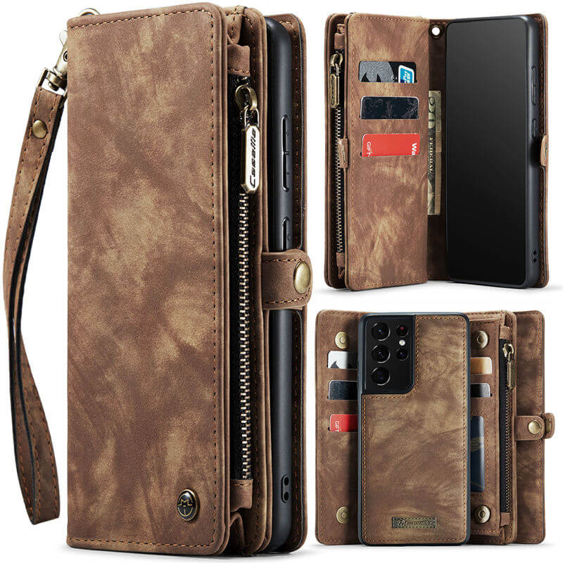 CaseMe Samsung Galaxy S21 Ultra Wallet Case with Wrist Strap - Image 10
