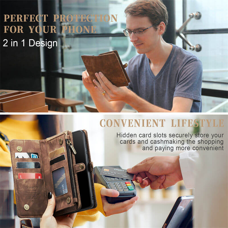 CaseMe Samsung Galaxy S22 Plus Wallet Case with Wrist Strap - Image 5