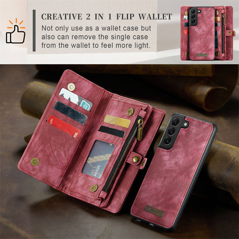 CaseMe Samsung Galaxy S22 Plus Wallet Case with Wrist Strap - Image 7