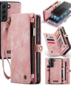 CaseMe Samsung Galaxy S22 Plus Wallet Case with Wrist Strap