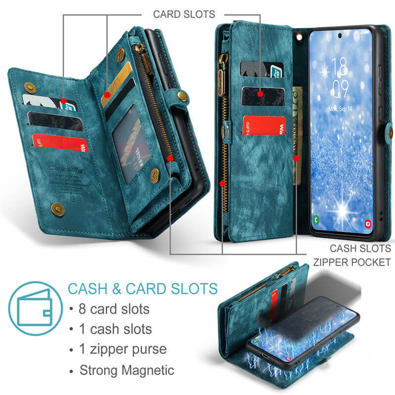 CaseMe Samsung Galaxy S23 Plus Wallet Case with Wrist Strap - Image 3