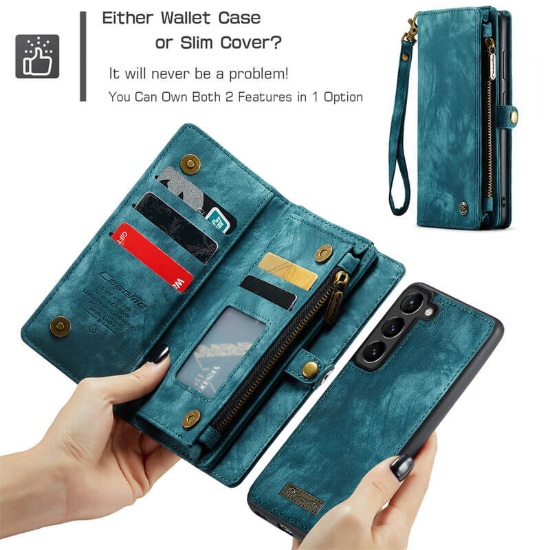 CaseMe Samsung Galaxy S23 Plus Wallet Case with Wrist Strap - Image 8
