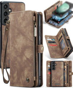CaseMe Samsung Galaxy S23 FE Wallet Case with Wrist Strap