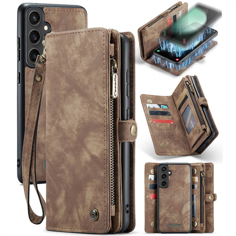 CaseMe Samsung Galaxy S23 FE Wallet Case with Wrist Strap