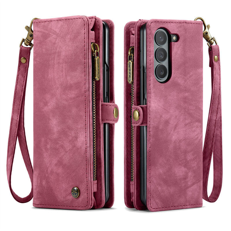CaseMe Samsung Galaxy Z Fold5 Wallet Case with Wrist Strap - Image 8