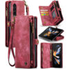 CaseMe Samsung Galaxy Z Fold4 Wallet Case with Wrist Strap