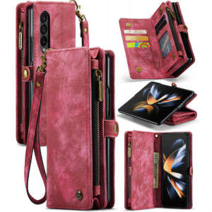 CaseMe Samsung Galaxy Z Fold4 Wallet Case with Wrist Strap