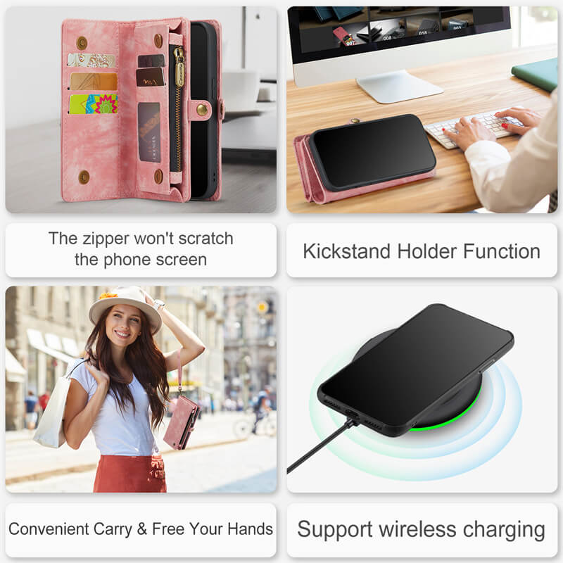 CaseMe iPhone 11 Wallet Case with Wrist Strap - Image 4