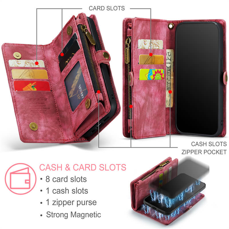 CaseMe iPhone 11 Pro Wallet Case with Wrist Strap - Image 3