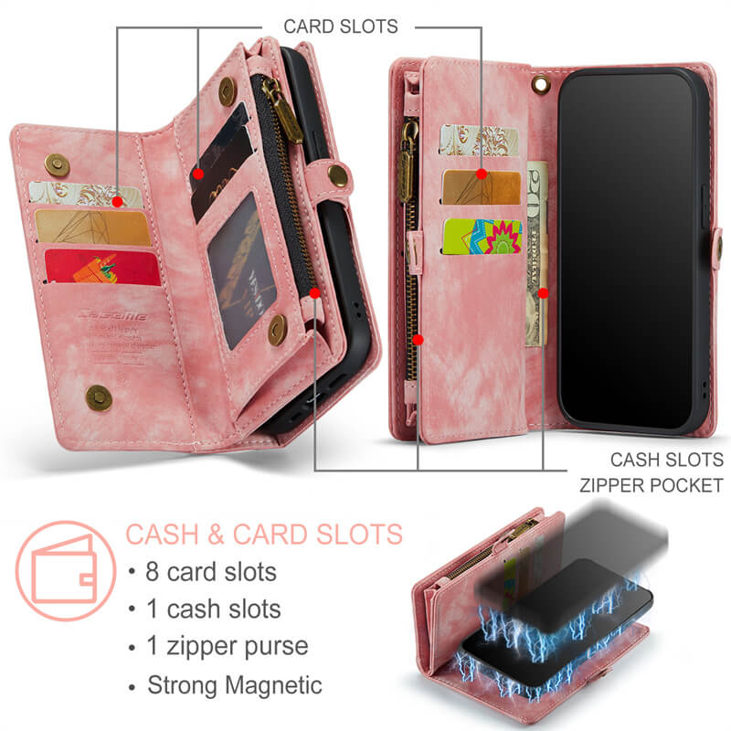 CaseMe iPhone 11 Pro Max Wallet Case with Wrist Strap - Image 3