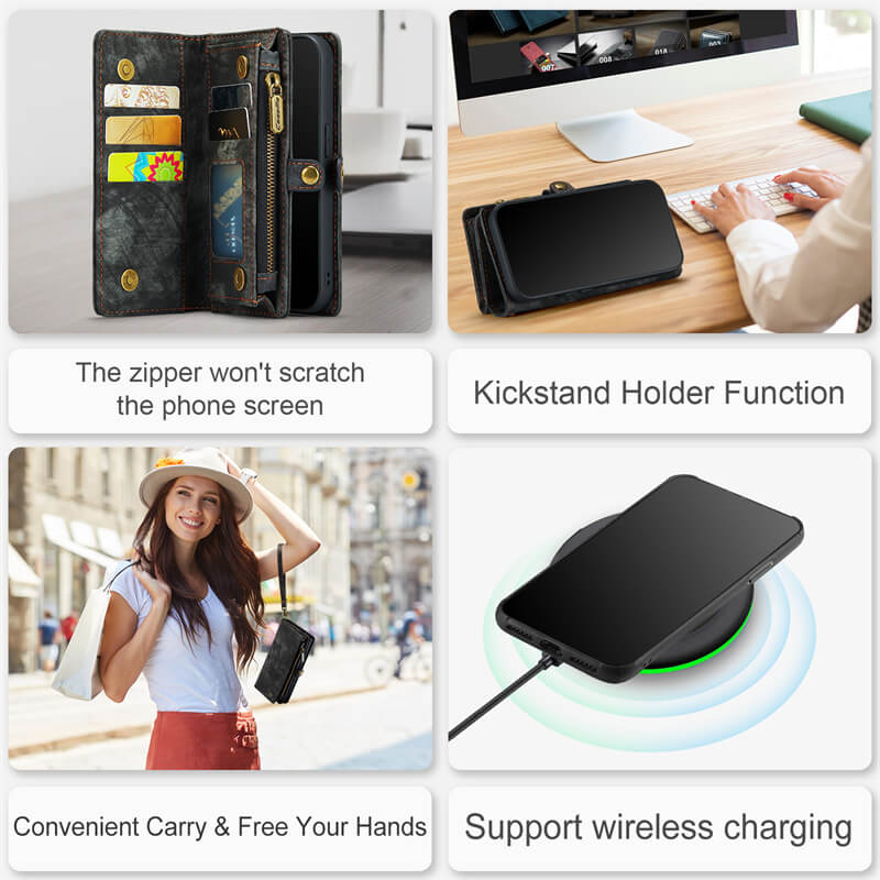CaseMe iPhone 11 Pro Wallet Case with Wrist Strap - Image 4