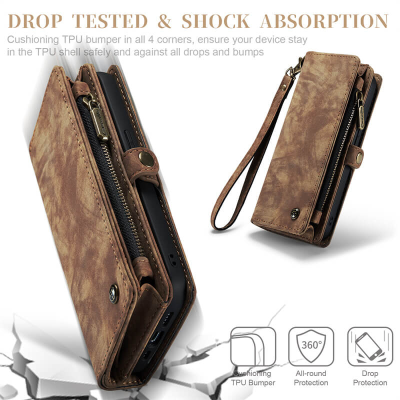 CaseMe iPhone 12 Mini Wallet Case with Wrist Strap - Image 9