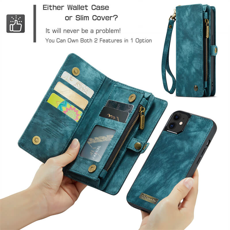 CaseMe iPhone 12 Mini Wallet Case with Wrist Strap - Image 8