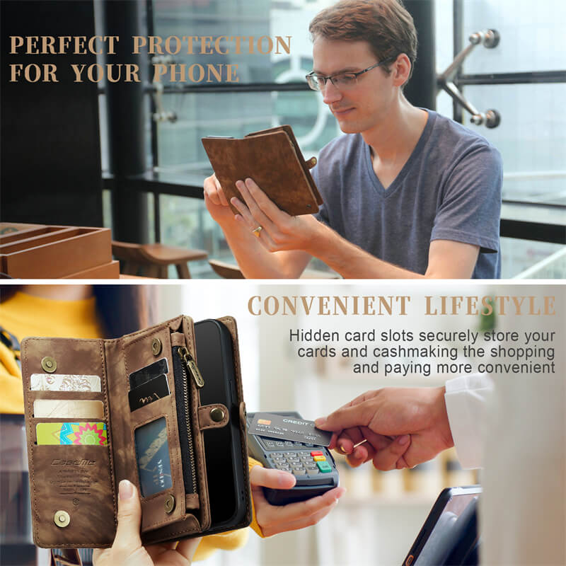 CaseMe iPhone 13 Wallet Case with Wrist Strap - Image 5