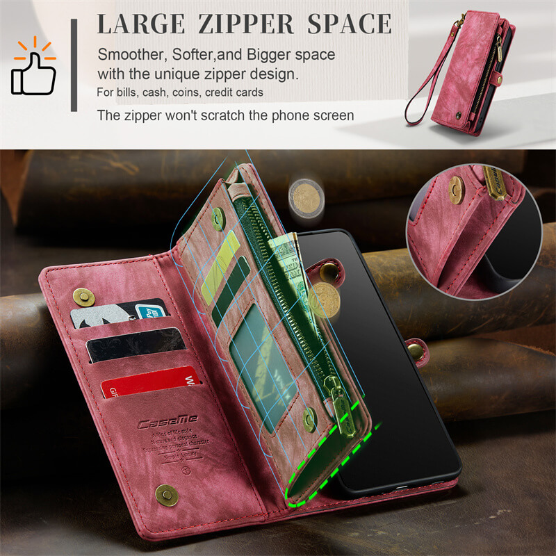 CaseMe iPhone 13 Mini Wallet Case with Wrist Strap - Image 6
