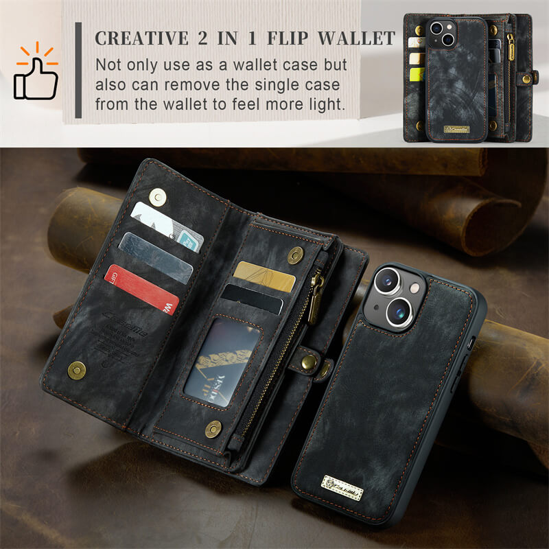 CaseMe iPhone 13 Mini Wallet Case with Wrist Strap - Image 7